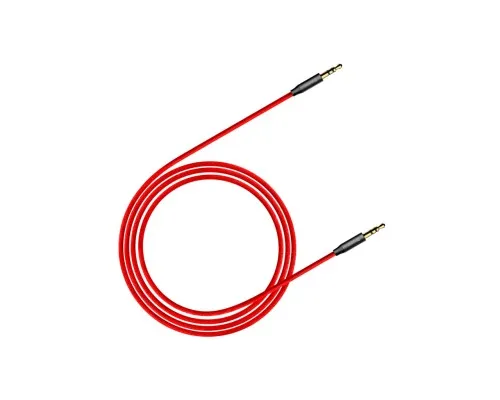 Кабель мультимедійний Jack 3.5mm Yiven M30 M/M 1m red-black Baseus (CAM30-B91)