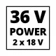 Газонокосилка Einhell GE-CM 36/48 Li M - Solo, 36В, PXC, 48 см, мульчирование (без АКБ и ЗУ) (3413054)