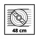 Газонокосилка Einhell GE-CM 36/48 Li M - Solo, 36В, PXC, 48 см, мульчирование (без АКБ и ЗУ) (3413054)