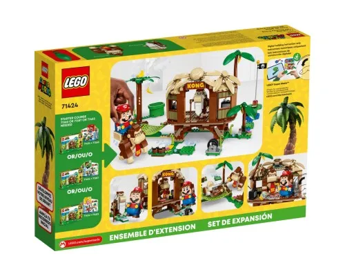 Конструктор LEGO Super Mario Дом на дереве Донки Конг. Дополнительный набор 555 деталей (71424)