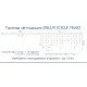 Гирлянда Delux ICICLE 100LED 2x0.7 м Желтый flash Белый/Белый IP44 (90015181)