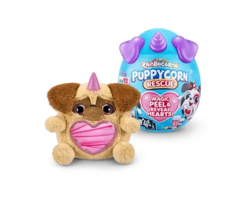 М'яка іграшка Rainbocorns сюрприз E серія Puppycorn Rescue (9261E)