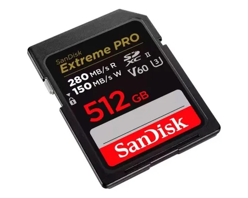 Карта памяти SanDisk 512GB SDXC class 10 UHS-II U3 V60 (SDSDXEP-512G-GN4IN)