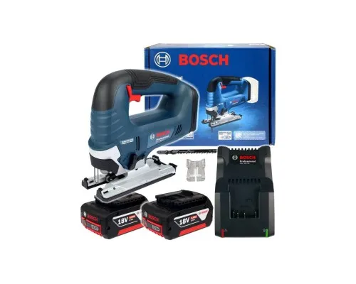 Електролобзик Bosch GST 185-LI 18В, 2х4Ah, 3500об/хв, кейс (0.601.5B3.024)