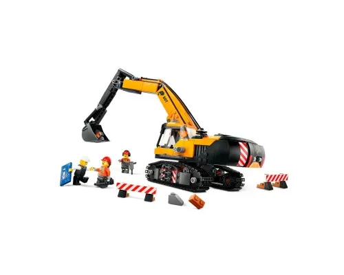 Конструктор LEGO City Желтый строительный экскаватор (60420)