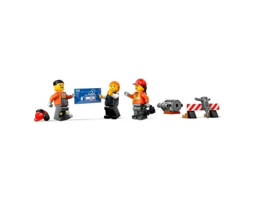 Конструктор LEGO City Жовтий будівельний екскаватор (60420)