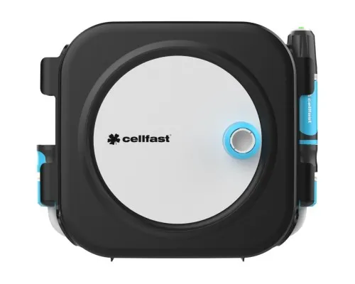 Поливочный шланг Cellfast на катушке ERGO XS, 10+2м, шланга 3/8", комплект коннекторов и ороситель ERGO (55-400)