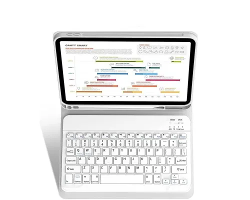 Чехол для планшета BeCover Keyboard Apple iPad 10.9" 2022 Gray (711140)