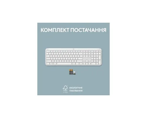 Клавиатура Logitech K950 Bluetooth/Wireless UA Off-White (920-012466)