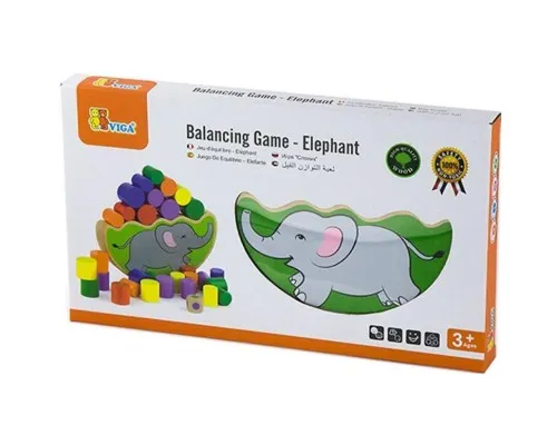 Розвиваюча іграшка Viga Toys Балансувальний слон (50390)
