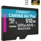 Карта памяті Kingston 512GB microSDXC class 10 UHS-I/U3 Canvas Go Plus (SDCG3/512GBSP)