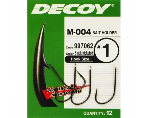 Крючок Decoy M-004 Bait Holder 01 (12 шт/уп) (1562.03.61)