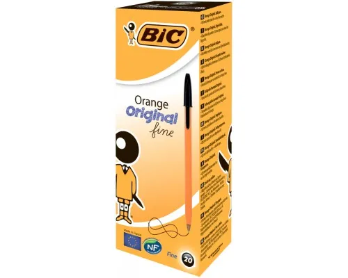 Ручка масляная Bic Orange, чёрная (bc1199110114)