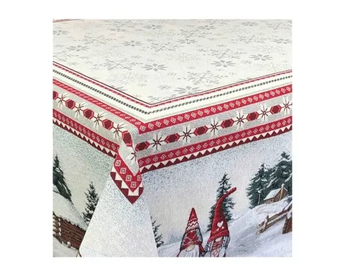 Скатертина Прованс гобеленова Snowfall 135х300 см (23411)