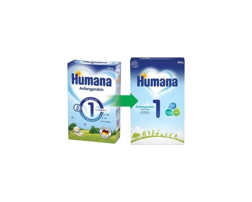Дитяча суміш Humana 1 LC PUFA з пребіотиками і нуклеотидами, 300 г (4031244720269)