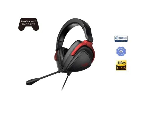 Навушники ASUS ROG Delta S Core 3,5мм Black/Red (90YH03JC-B1UA00)