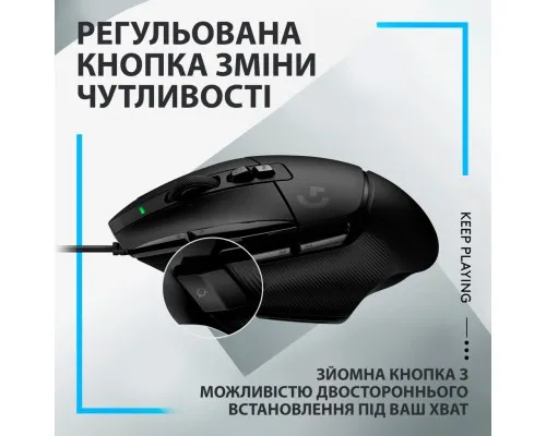 Мишка Logitech G502 X USB Black (910-006138)