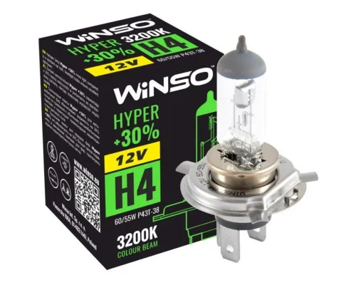 Автолампа WINSO H4 HYPER +30 60/55W (712400)