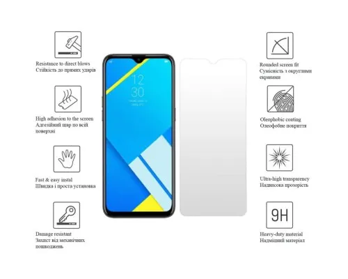 Скло захисне Drobak Vivo Y15s (616188)