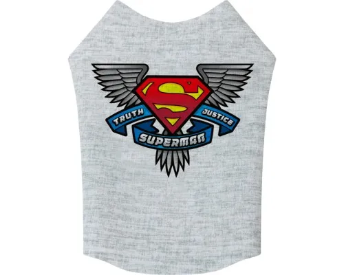 Борцівка для тварин WAUDOG Clothes Супермен, правда, справедливість XS22 (291-1021)