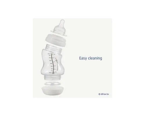 Бутылочка для кормления Difrax S-bottle Wide антиколиковая, силикон, 310 мл (737FE Blue)