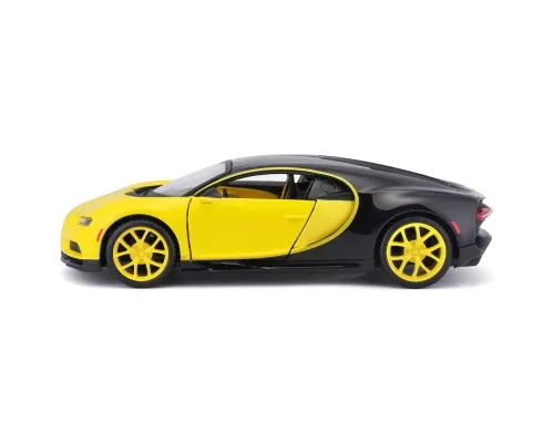 Машина Maisto Bugatti Chiron 1:24 Черно-желтая (31514 black/yellow)