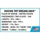 Конструктор Cobi Боинг 787 Дримлайнер 1:110, 836 детали (COBI-26603)