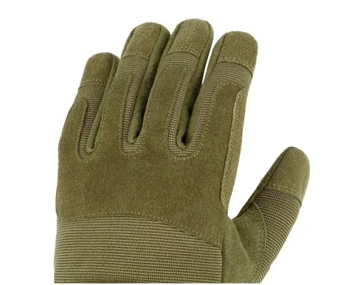 Захисні рукавички Neo Tools тактичні 100% поліестер та синтетична шкіра, р.10, оливковий (97-608-10)