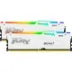 Модуль пам'яті для комп'ютера DDR5 64GB (2x32GB) 5600 MHz FURY Beast White RGB Kingston Fury (ex.HyperX) (KF556C40BWAK2-64)