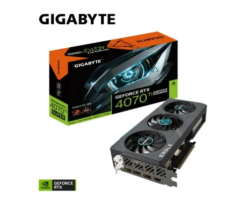 Відеокарта GIGABYTE GeForce RTX4070Ti SUPER 16Gb EAGLE OC (GV-N407TSEAGLE OC-16GD)