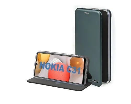Чохол до мобільного телефона BeCover Exclusive Nokia C31 Dark Green (710247)