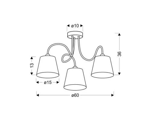 Люстра Candellux LUK (33-70746)