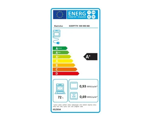 Духова шафа Electrolux KOEFP77H