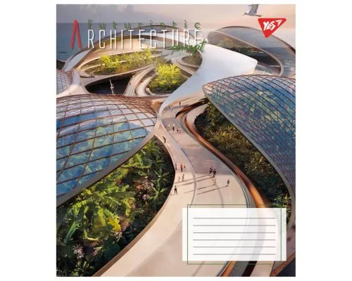 Зошит Yes Futuristic architecture 96 аркушів лінія (767178)