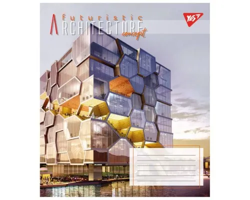 Зошит Yes Futuristic architecture 96 аркушів лінія (767178)