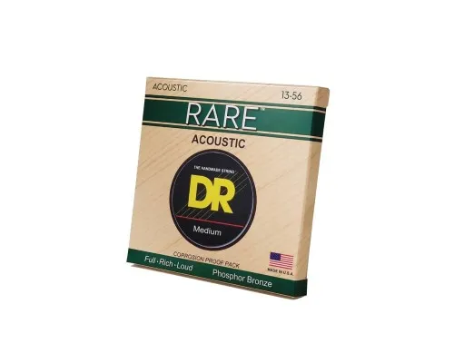 Струни для гітари DR Strings RARE Acoustic Phosphor Bronze - Medium (13-56) (RPMH-13)