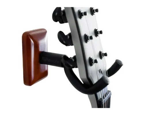 Тримач для гітари Gator Frameworks Wall Mount Guitar Hanger Mahogany (GFW-GTR-HNGRMHG)