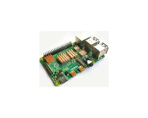 Дополнительное оборудование к промышленному ПК Raspberry Pi комплект радиаторов для Raspberry Pi 4, медь, 5 шт (RA603)