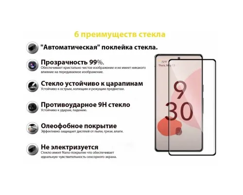 Скло захисне BeCover Google Pixel 6 Black (707138)