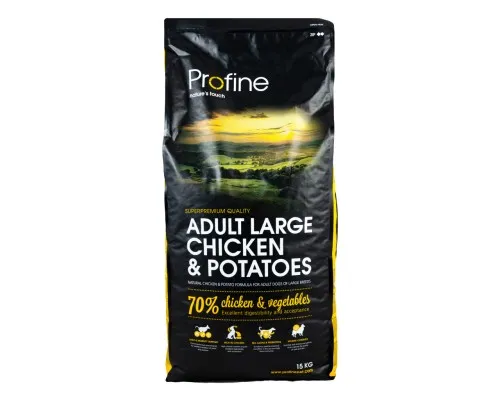 Сухой корм для собак Profine Adult Large Chicken с курицей и картофелем 15 кг (8595602517459)