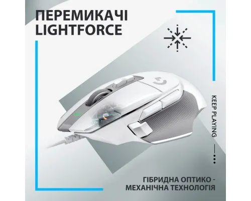 Мишка Logitech G502 X USB White (910-006146)