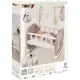 Игровой набор Smoby Toys Колыбель Baby Nurse с мобилем Серо-белая (220372)