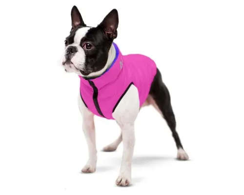 Курточка для тварин Airy Vest двостороння XS 30 фіолетово-рожева (1590)