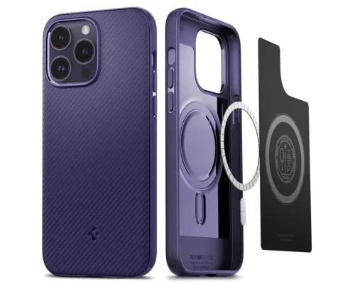 Чохол до мобільного телефона Spigen Apple Iphone 14 Pro Max Mag Armor MagFit, Deep Purple (ACS05584)