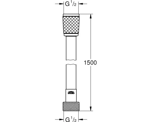 Шланг для душа Grohe 28741002 (CV032476)