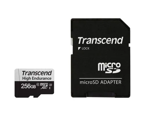 Карта памяти Transcend 256GB microSDXC class 10 UHS-I U3 High Endurance (TS256GUSD350V)