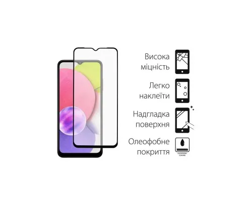 Чехол для мобильного телефона Dengos Kit for Samsung Galaxy A03 case + glass (Red) (DG-KM-23)