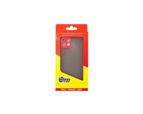 Чехол для мобильного телефона Dengos Kit for Samsung Galaxy A03 case + glass (Red) (DG-KM-23)