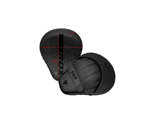 Лапы боксерские RDX F6 Kara Matte Black (FPR-F6MB)