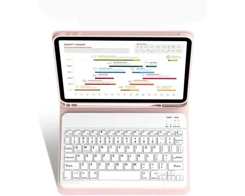 Чехол для планшета BeCover Keyboard Apple iPad 10.9" 2022 Pink (711142)